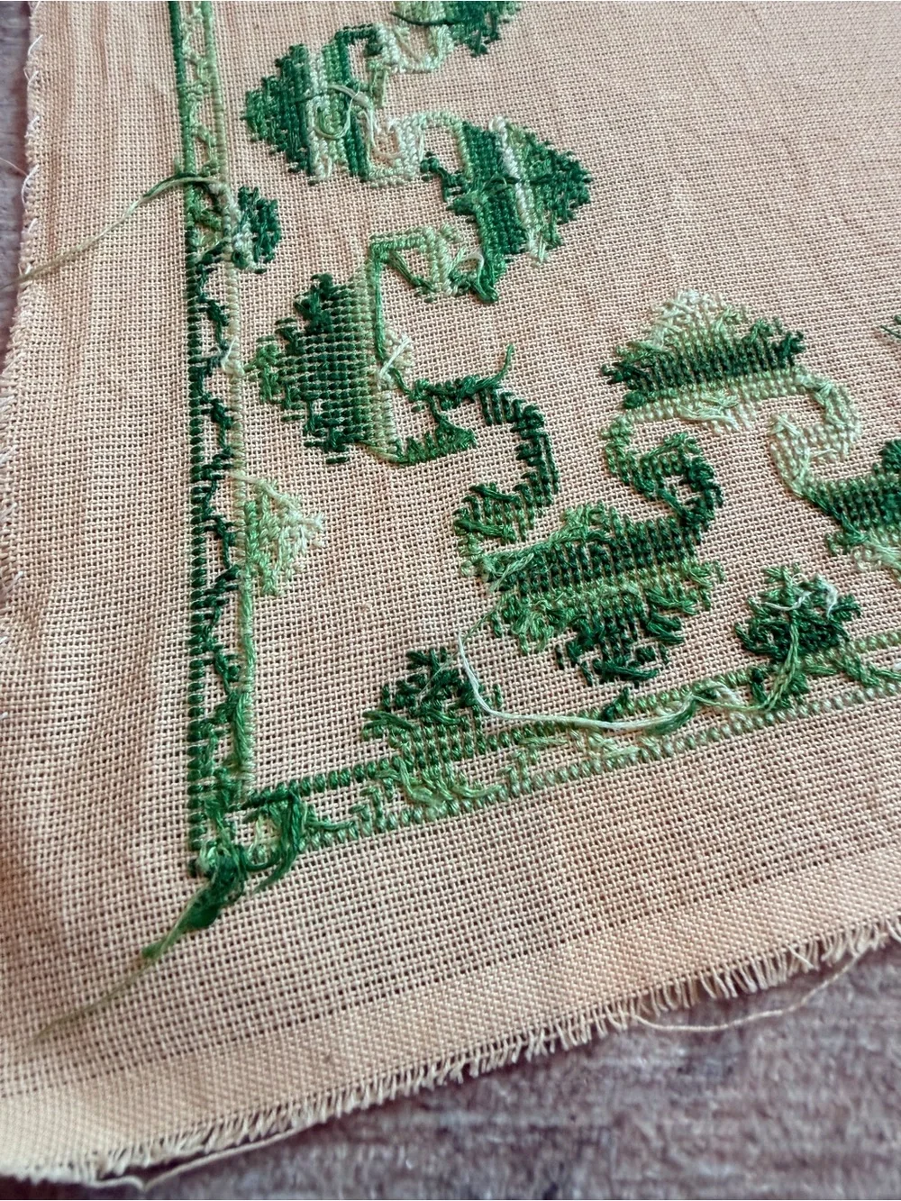 Vintage handmade greek